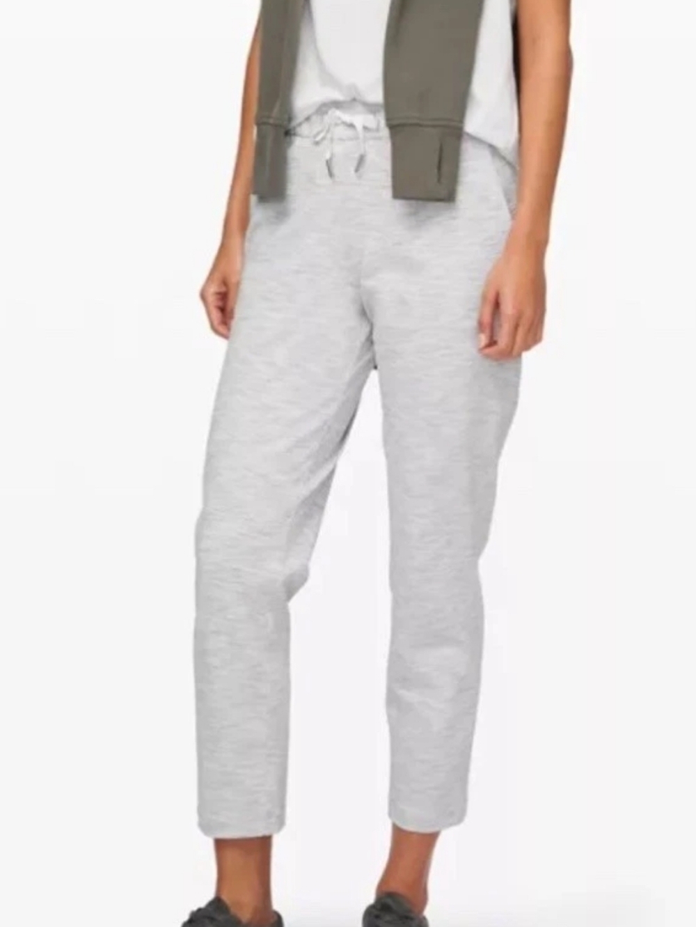 Women's LULULEMON On The Fly Pant Wee Are From Space Nimbus Battleship Sz 4
